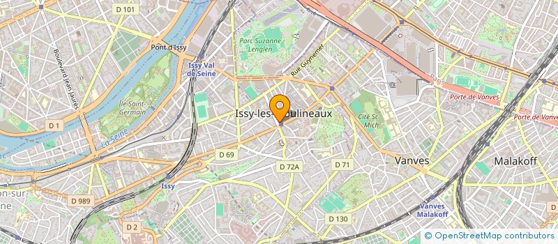 localisation de l'entreprise BOULANGERIE DE LA MAIRIE à ISSY-LES-MOULINEAUX