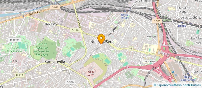 localisation de l'entreprise BOULANGERIE DE LA MAIRIE à NOISY-LE-SEC