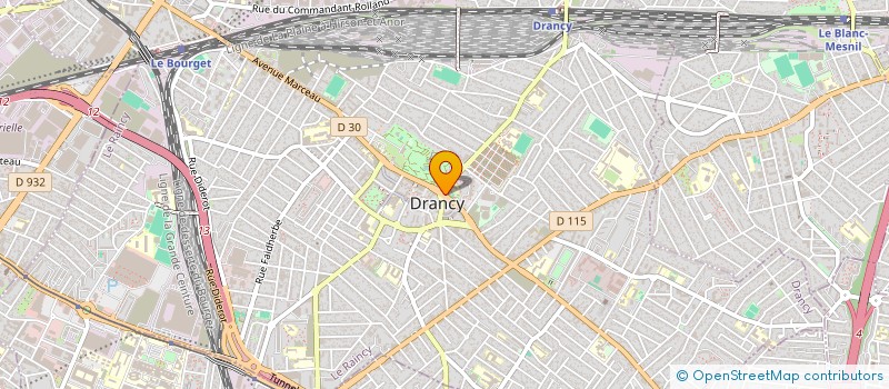 localisation de l'entreprise BOULANGERIE DE LA MAIRIE à DRANCY