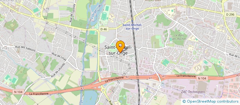 localisation de l'entreprise BOULANGERIE DE LA MAIRIE  SAINT-MICHEL-SUR-ORGE