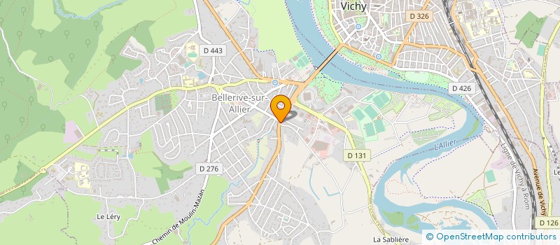 localisation de l'entreprise BOULANGERIE DE LA PAIX  BELLERIVE-SUR-ALLIER