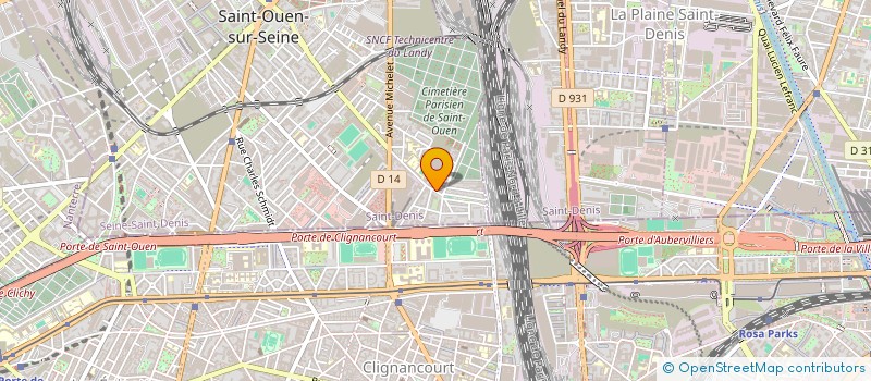 localisation de l'entreprise BOULANGERIE DE LA PAIX à SAINT-OUEN-SUR-SEINE