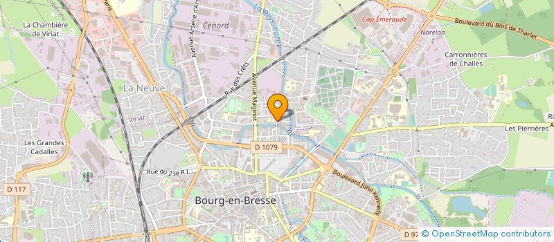 localisation de l'entreprise BOULANGERIE DE LA PETITE RESSOUZE à BOURG-EN-BRESSE
