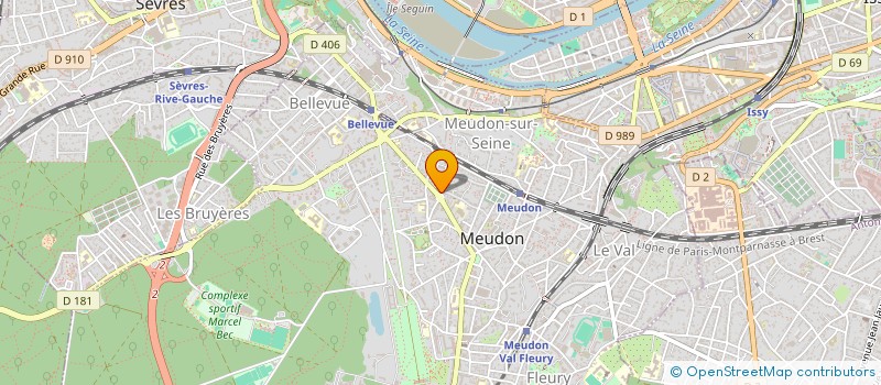 localisation de l'entreprise BOULANGERIE DE LA PLACE à MEUDON