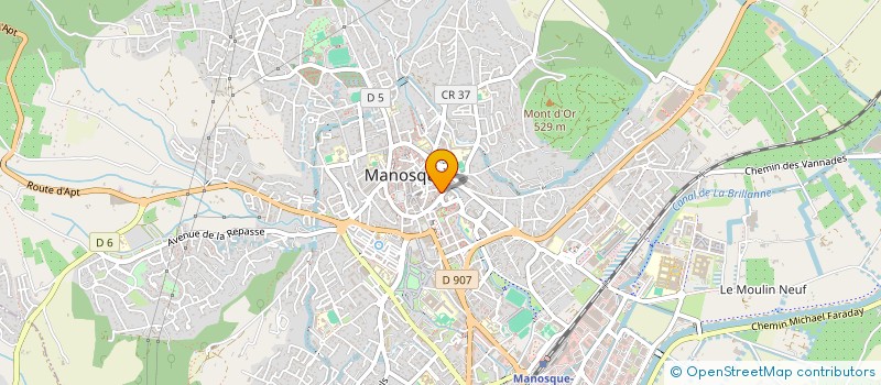 localisation de l'entreprise BOULANGERIE DE LA PLAINE à MANOSQUE