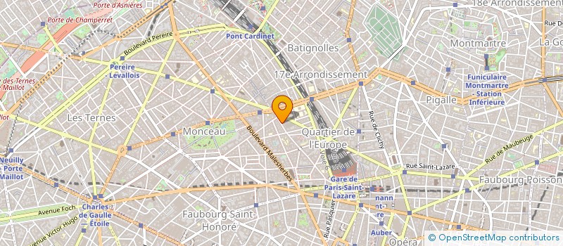 localisation de l'entreprise BOULANGERIE DE LA RUE DU ROCHER  PARIS