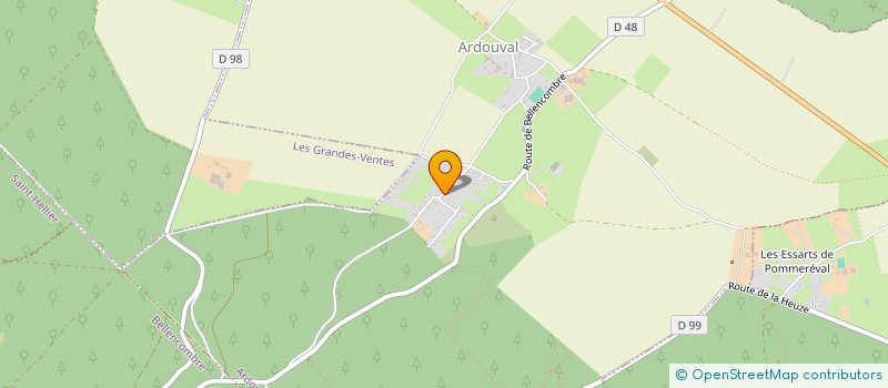 localisation de l'entreprise BOULANGERIE DE LA VALLEE  BELLENCOMBRE