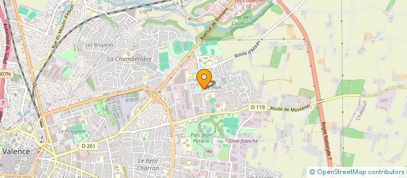localisation de l'entreprise BOULANGERIE DE LA ZUP à VALENCE