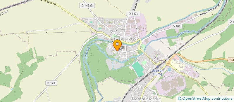 localisation de l'entreprise BOULANGERIE DE LIZY  LIZY-SUR-OURCQ