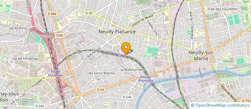 localisation de l'entreprise BOULANGERIE DE NEUILLY à NEUILLY-PLAISANCE