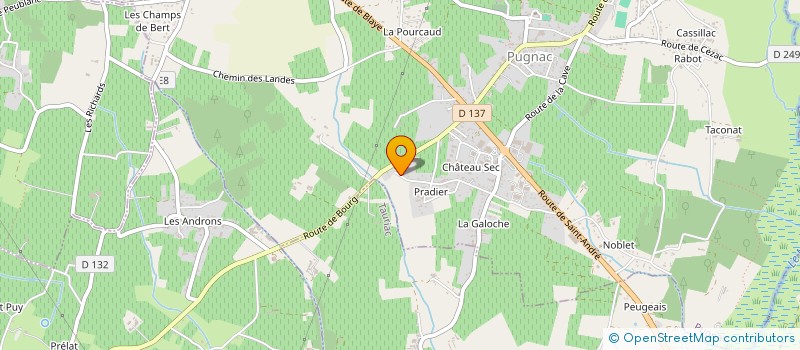 localisation de l'entreprise BOULANGERIE DE QUARTIER à LE BOUSCAT