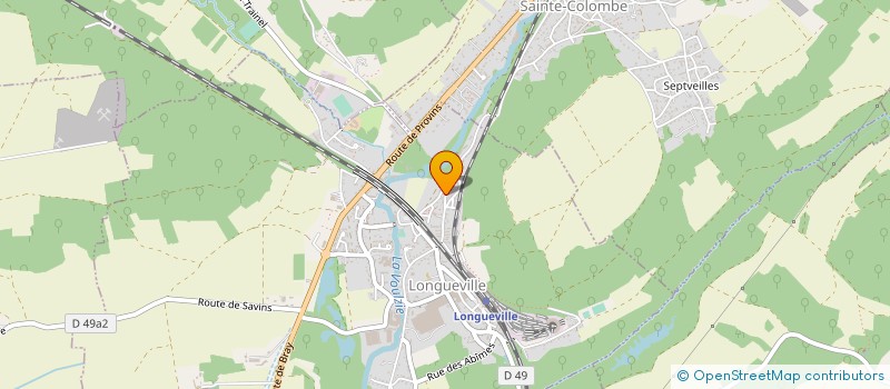 localisation de l'entreprise BOULANGERIE DE SEPTVEILLES  SAINTE-COLOMBE
