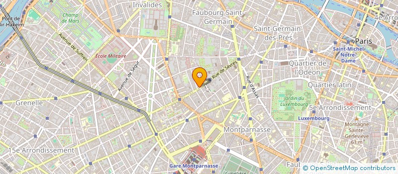 localisation de l'entreprise BOULANGERIE DE SEVRES  PARIS