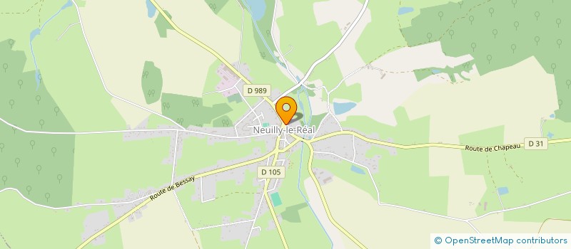 localisation de l'entreprise BOULANGERIE DE TORTERON  NEUILLY-LE-REAL