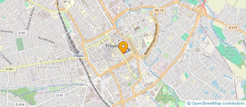 localisation de l'entreprise BOULANGERIE DE TROYES à TROYES