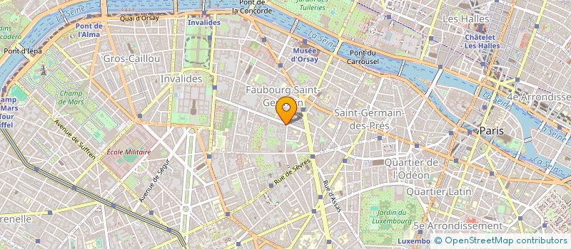 localisation de l'entreprise BOULANGERIE DE VARENNE  PARIS