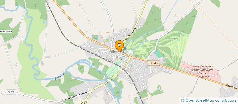 localisation de l'entreprise BOULANGERIE DE VILLEDIEU à VILLEDIEU-SUR-INDRE