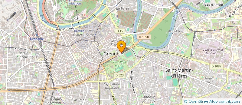 localisation de l'entreprise BOULANGERIE DECIBEL à GRENOBLE