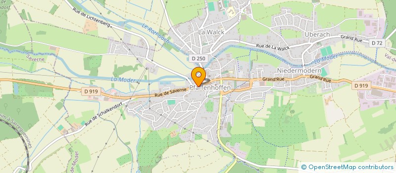 localisation de l'entreprise BOULANGERIE DELICE ET TRADITION  VAL-DE-MODER