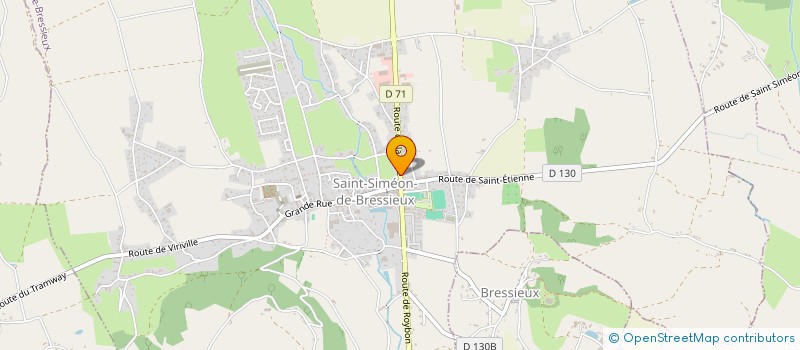 localisation de l'entreprise BOULANGERIE DES 3 BRESSIEUX à SAINT-SIMEON-DE-BRESSIEUX