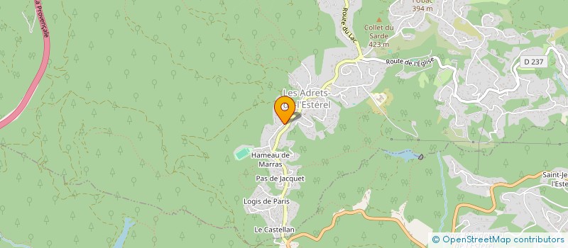 localisation de l'entreprise BOULANGERIE DES ADRETS  LES ADRETS-DE-L'ESTEREL