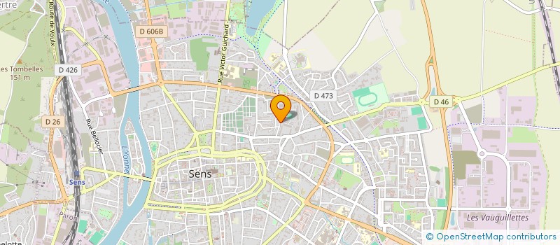 localisation de l'entreprise BOULANGERIE DES CHAILLOTS  SENS