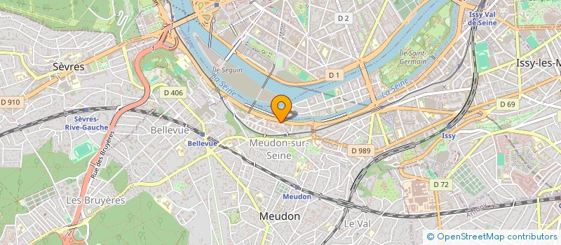 localisation de l'entreprise BOULANGERIE DES COTEAUX  MEUDON