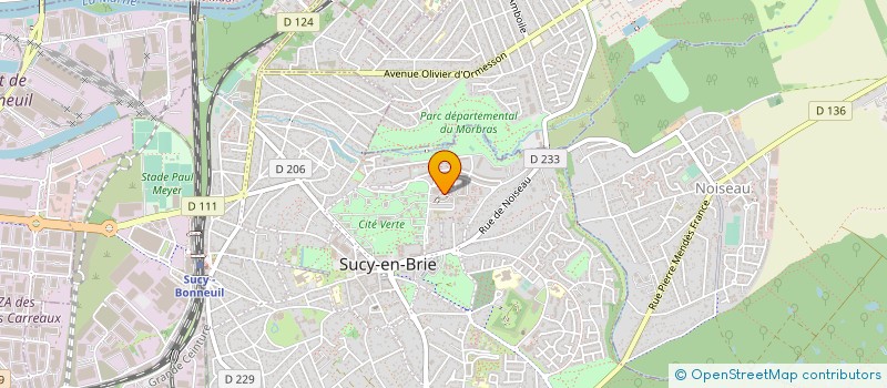 localisation de l'entreprise BOULANGERIE DES DEUX COUSINS  SUCY-EN-BRIE