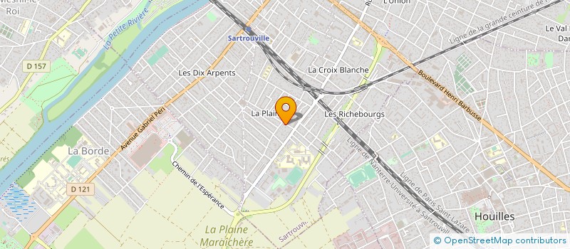 localisation de l'entreprise BOULANGERIE DES ECOLES à SARTROUVILLE