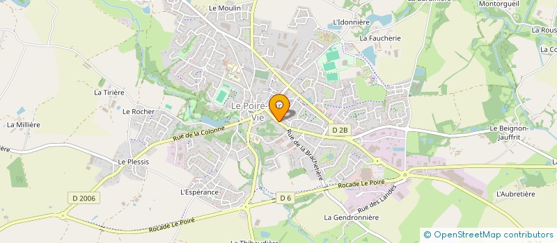 localisation de l'entreprise BOULANGERIE DES GENOTS  LE POIRE-SUR-VIE