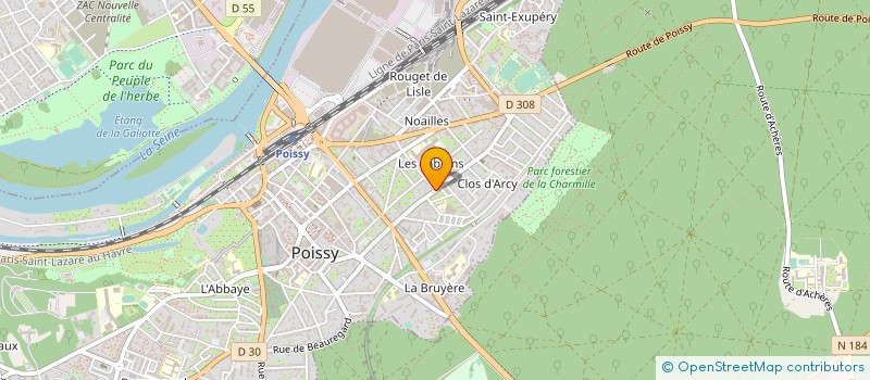 localisation de l'entreprise BOULANGERIE DES GOURMETS à POISSY