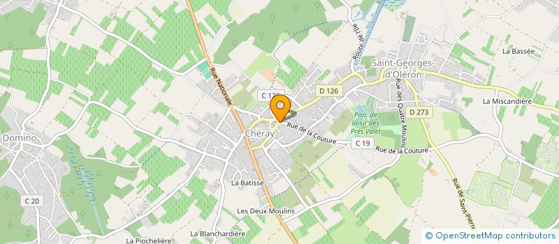 localisation de l'entreprise BOULANGERIE DES LYS à SAINT-GEORGES-D'OLERON