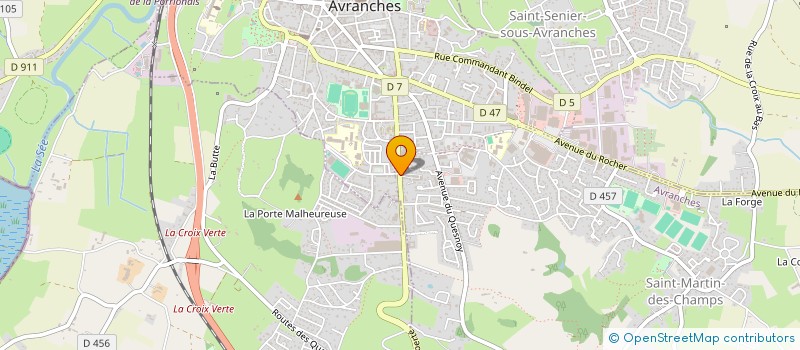 localisation de l'entreprise BOULANGERIE DES M  AVRANCHES