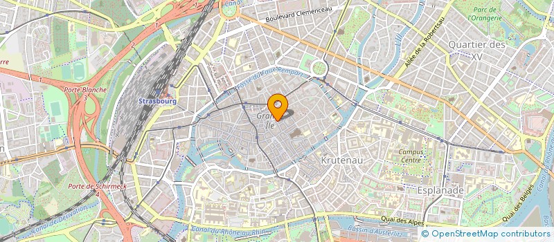 localisation de l'entreprise BOULANGERIE DES ORFEVRES  STRASBOURG