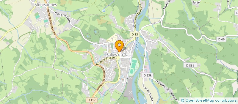localisation de l'entreprise BOULANGERIE DES THERMES à SALIES-DU-SALAT