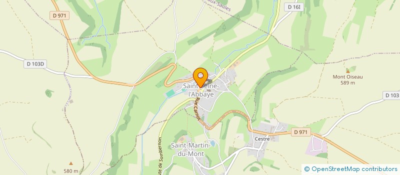 localisation de l'entreprise BOULANGERIE DES TILLEULS à SAINT-SEINE-L'ABBAYE