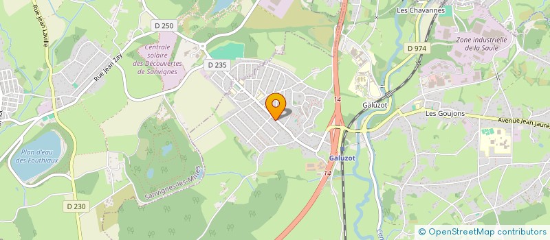 localisation de l'entreprise BOULANGERIE DEVELAY à SAINT-VALLIER