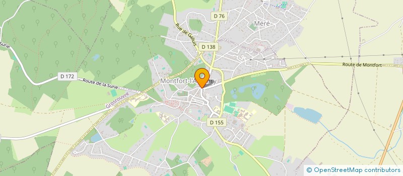 localisation de l'entreprise BOULANGERIE DEWULF  MONTFORT-L'AMAURY