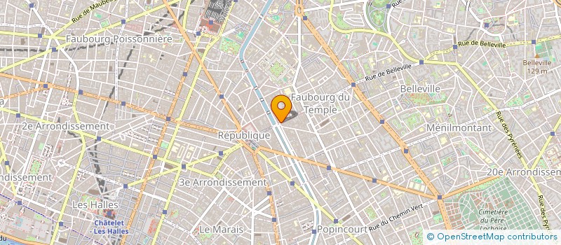 localisation de l'entreprise BOULANGERIE DU CANAL à PARIS 10