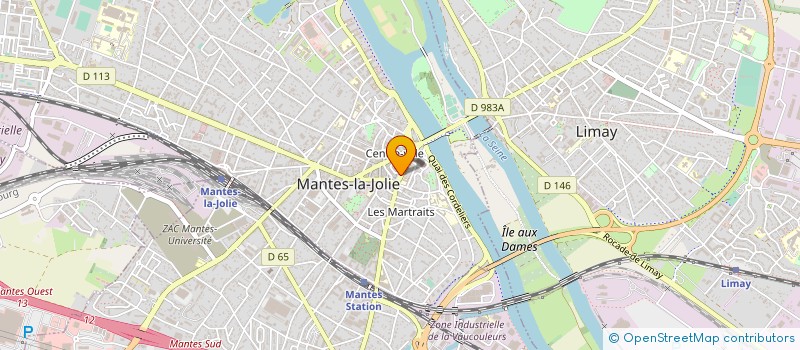 localisation de l'entreprise BOULANGERIE DU CHAMP BLANC  MANTES-LA-JOLIE