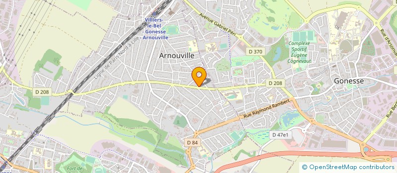 localisation de l'entreprise BOULANGERIE DU CHATEAU à ARNOUVILLE