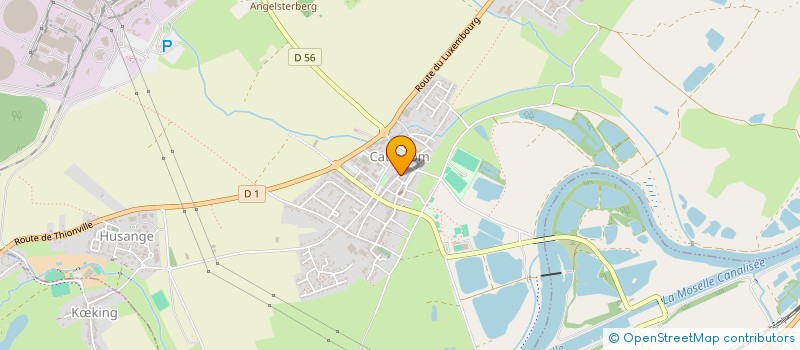 localisation de l'entreprise BOULANGERIE DU CHATEAU  CATTENOM