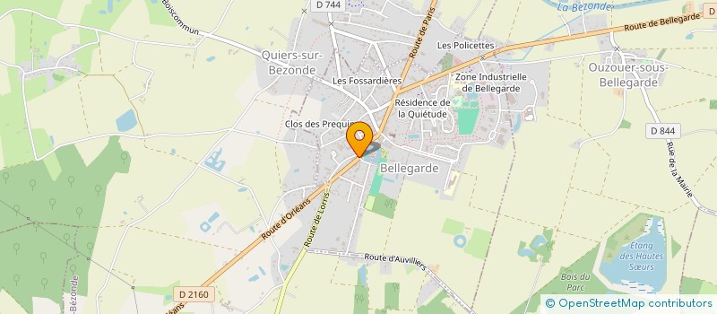 localisation de l'entreprise BOULANGERIE DU CHATEAU EURL à BELLEGARDE