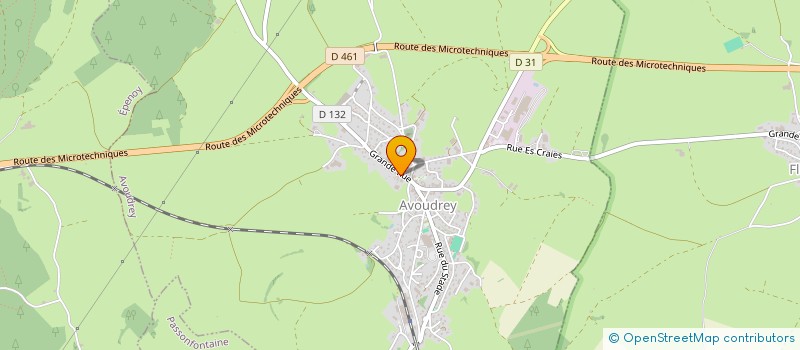 localisation de l'entreprise BOULANGERIE DU CLOS BERNARD  AVOUDREY