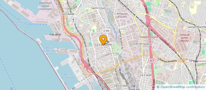 localisation de l'entreprise BOULANGERIE DU COIN à MARSEILLE