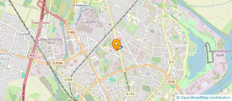 localisation de l'entreprise BOULANGERIE DU COIN  CHALON-SUR-SAONE