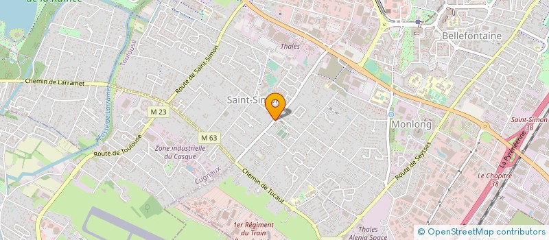 localisation de l'entreprise BOULANGERIE DU FAUBOURG à TOULOUSE