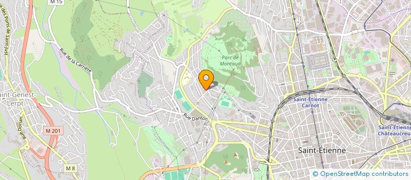 localisation de l'entreprise BOULANGERIE DU GRAND CLOS  SAINT-ETIENNE