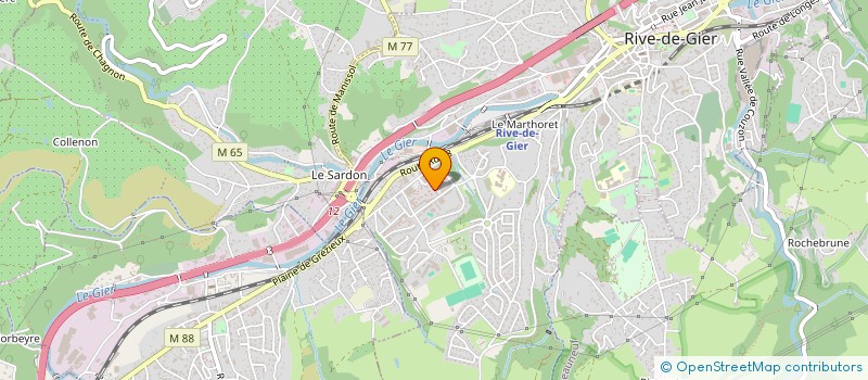 localisation de l'entreprise BOULANGERIE DU GRAND PONT  RIVE-DE-GIER