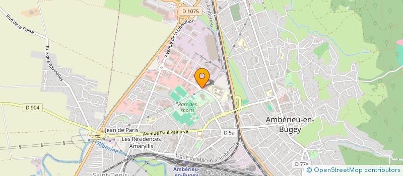 localisation de l'entreprise BOULANGERIE DU LYCEE à AMBERIEU-EN-BUGEY
